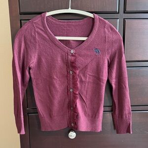 Abercrombie & Fitch Cardigan with Ruffle Detail Women XXS